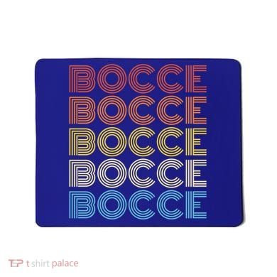 Retro Bocce Design For Bocce Ball Lover Bocci Player Gift Mousepad
