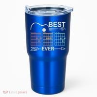 Retro Best Dad Ever D A D Chord Guitar Guitarist Fathers Day Gift Tumbler thumb 0
