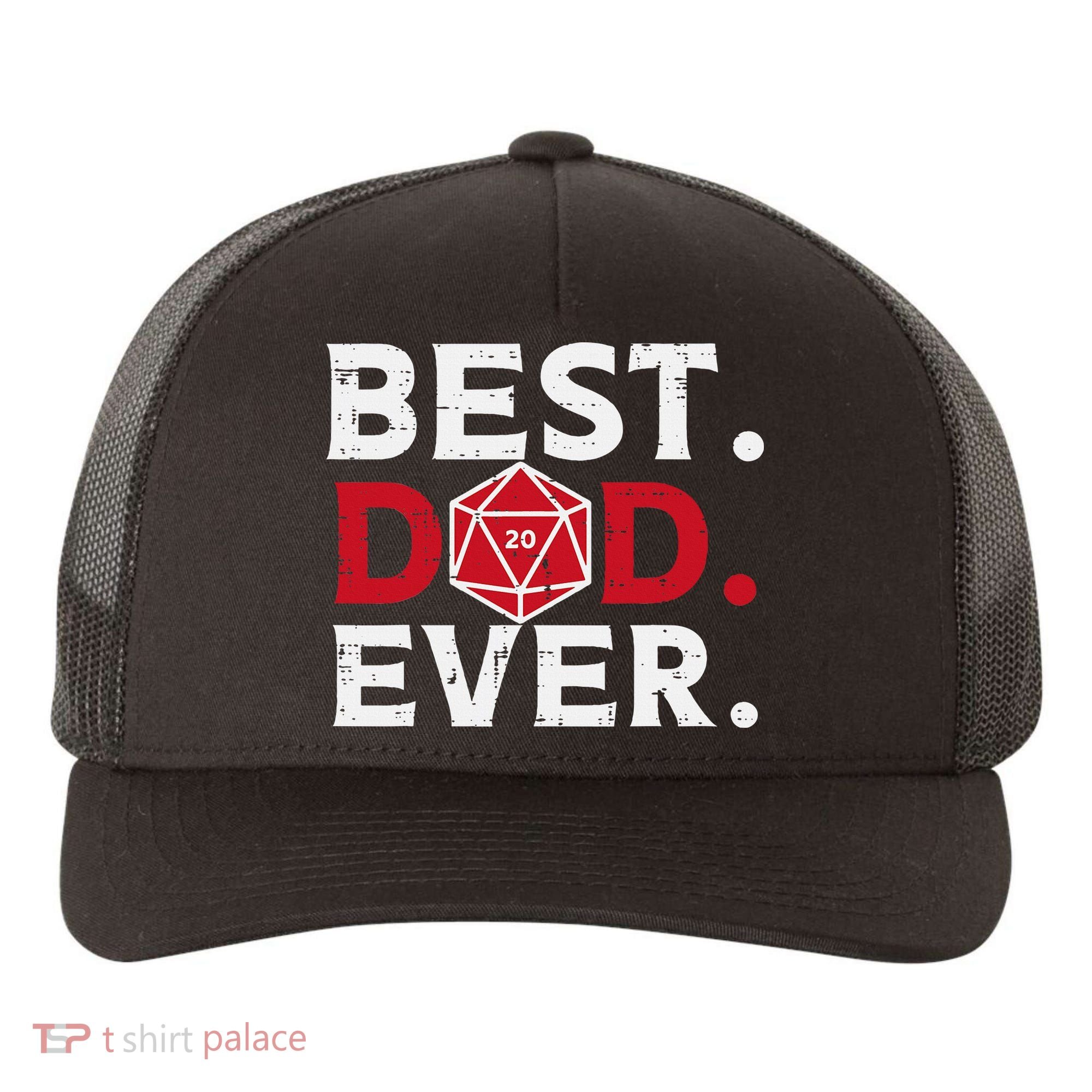 Rpg Best Dad Ever Funny Gamer Daddy Papa Yupoong Adult 5-Panel Trucker Hat