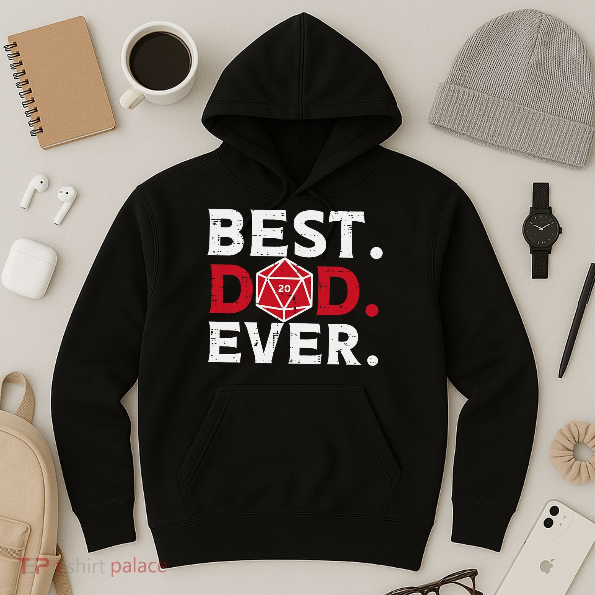 Rpg Best Dad Ever Funny Gamer Daddy Papa Hoodie