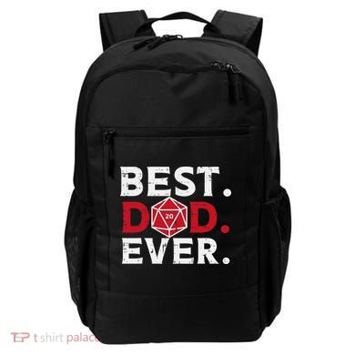 Rpg Best Dad Ever Funny Gamer Daddy Papa Backpack