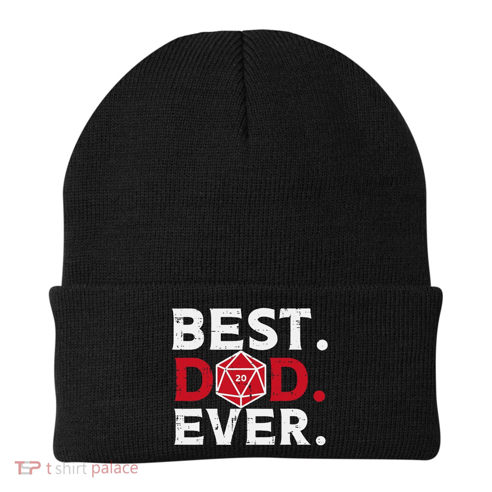Rpg Best Dad Ever Funny Gamer Daddy Papa Beanie