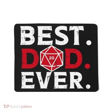 Rpg Best Dad Ever Funny Gamer Daddy Papa Mousepad