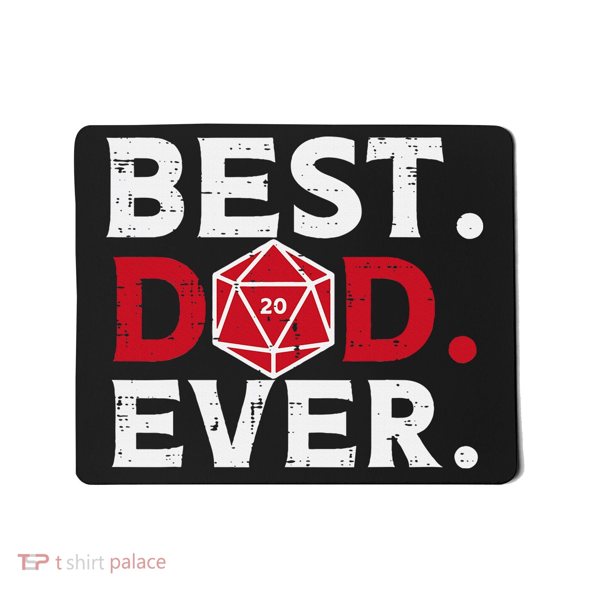 Rpg Best Dad Ever Funny Gamer Daddy Papa Mousepad