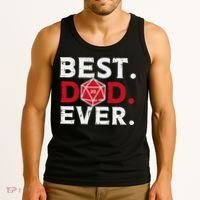 Rpg Best Dad Ever Funny Gamer Daddy Papa Tank Top thumb 3