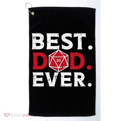 Rpg Best Dad Ever Funny Gamer Daddy Papa Golf Towel