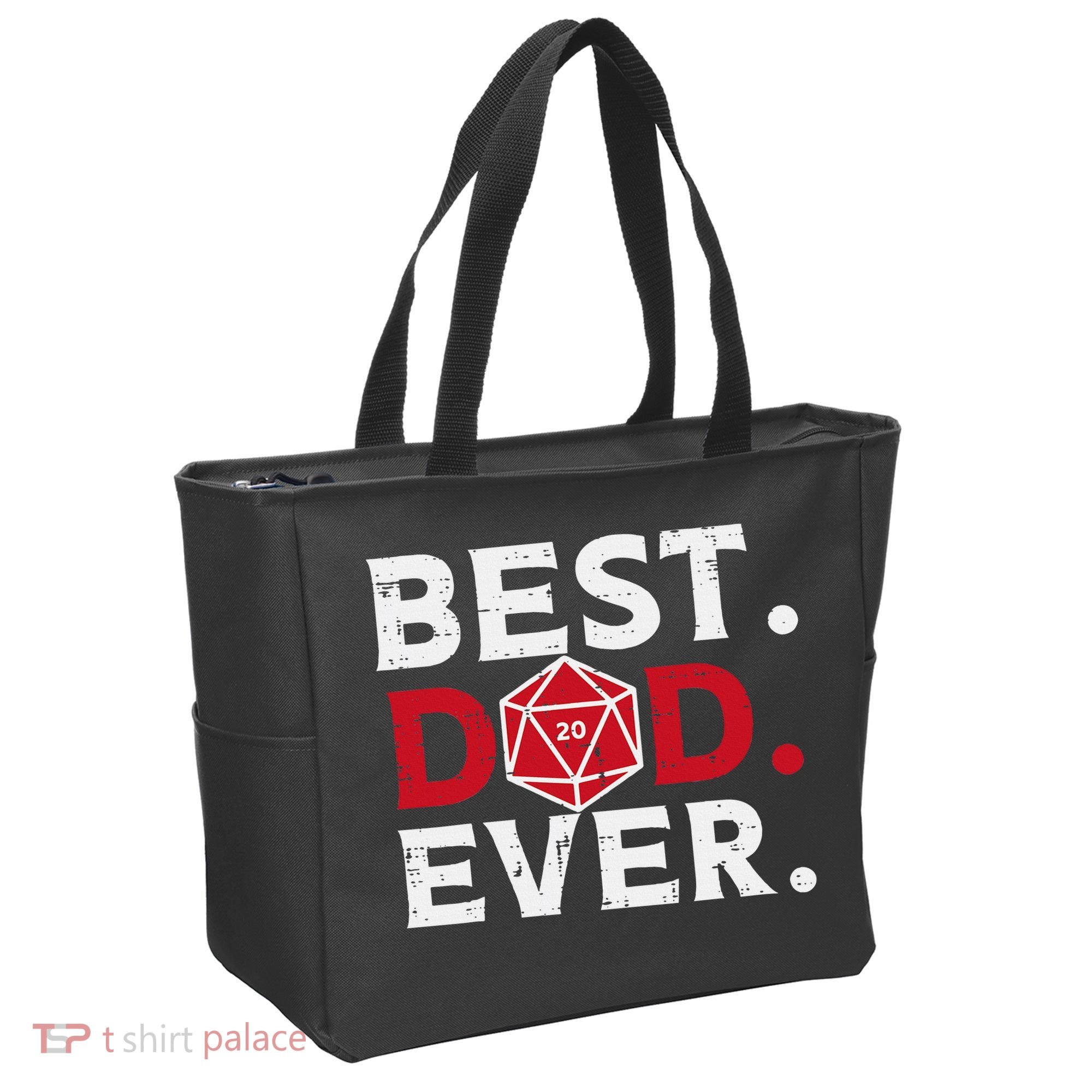 Rpg Best Dad Ever Funny Gamer Daddy Papa Tote Bag