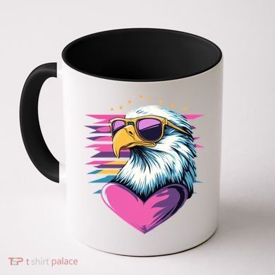 Retro Bald Eagle Valentines Day Funny Gift Coffee Mug