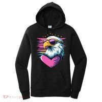 Retro Bald Eagle Valentines Day Funny Gift Women's Hoodie thumb 0