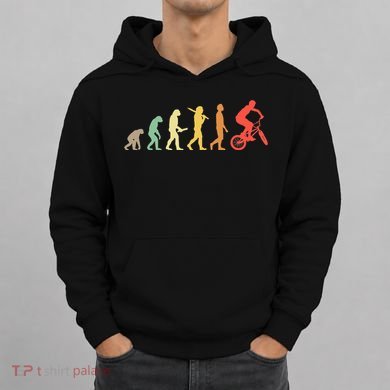 Retro Bmx Evolution Gift For Bmx Riders Hoodie