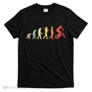 Retro Bmx Evolution Gift For Bmx Riders T-Shirt