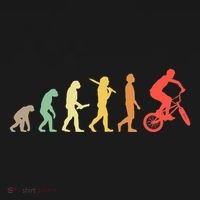 Retro Bmx Evolution Gift For Bmx Riders T-Shirt thumb 7