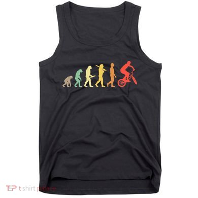 Retro Bmx Evolution Gift For Bmx Riders Tank Top