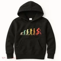 Retro Bmx Evolution Gift For Bmx Riders Kids Hoodie thumb 0