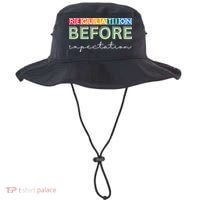 Regulation Before Expectation Autism Awareness Quote Bucket Hat thumb 0