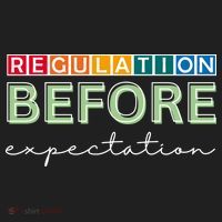 Regulation Before Expectation Autism Awareness Quote Beanie thumb 2