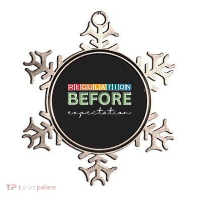 Regulation Before Expectation Autism Awareness Quote Ornament