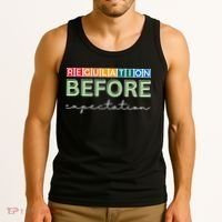 Regulation Before Expectation Autism Awareness Quote Tank Top thumb 3