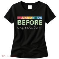 Regulation Before Expectation Autism Awareness Quote Women's T-Shirt thumb 0