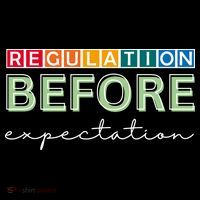 Regulation Before Expectation Autism Awareness Quote Kids Sweatshirt thumb 2