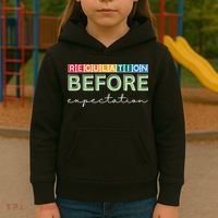 Regulation Before Expectation Autism Awareness Quote Kids Hoodie thumb 3