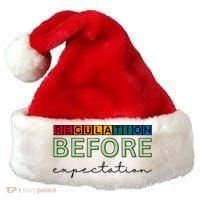 Regulation Before Expectation Autism Awareness Quote Santa Hat thumb 0