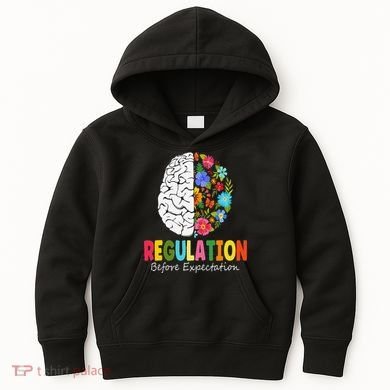 Regulation Before Expectation Kids Hoodie