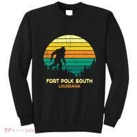 Retro Bayou Fort Polk South Louisiana Bigfoot Souvenir Sweatshirt thumb 0