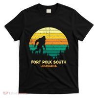 Retro Bayou Fort Polk South Louisiana Bigfoot Souvenir T-Shirt thumb 0