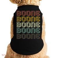 Retro Boone First Name Personalized Boone  Doggie Tank thumb 0