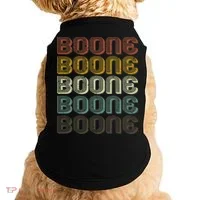 Retro Boone First Name Personalized Boone  Doggie Tank thumb 0