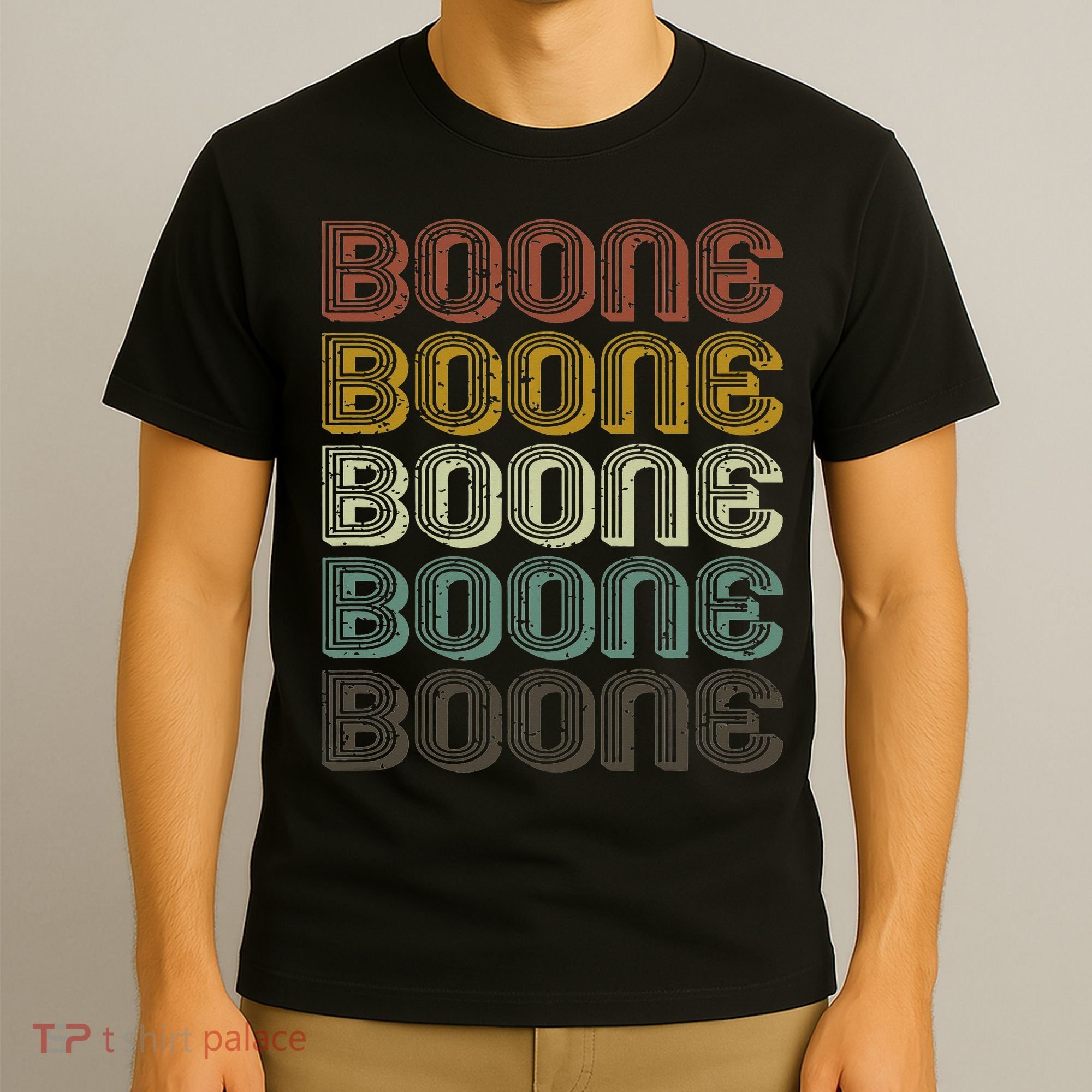 Retro Boone First Name Personalized Boone  T-Shirt
