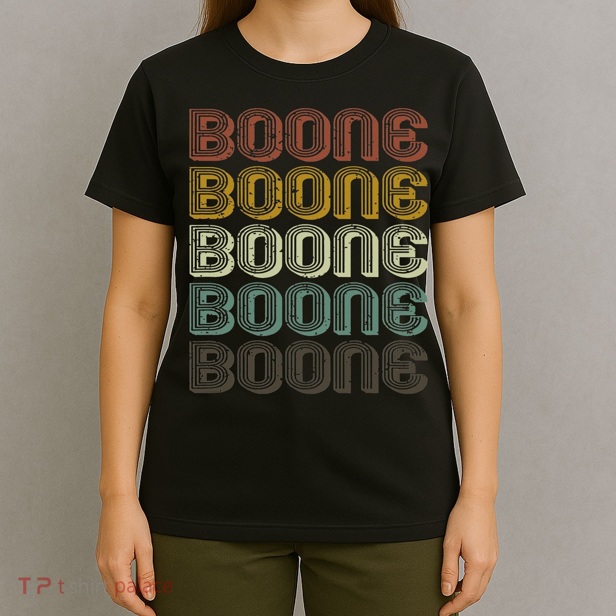 Retro Boone First Name Personalized Boone  T-Shirt