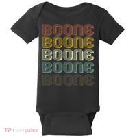 Retro Boone First Name Personalized Boone  Baby Bodysuit thumb 0