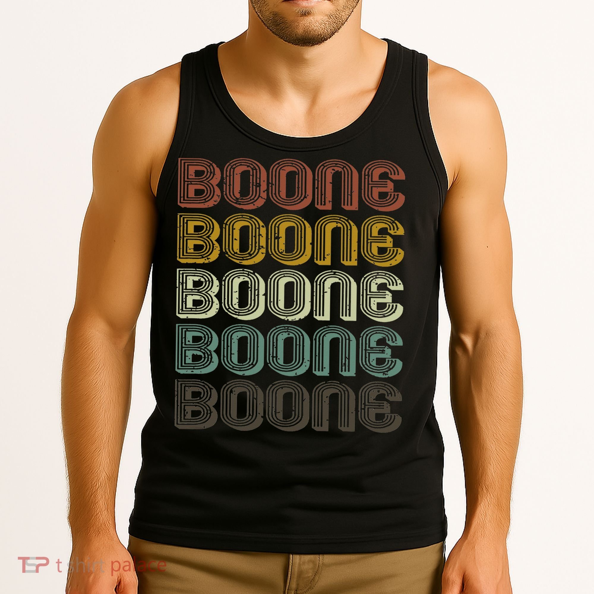 Retro Boone First Name Personalized Boone  Tank Top