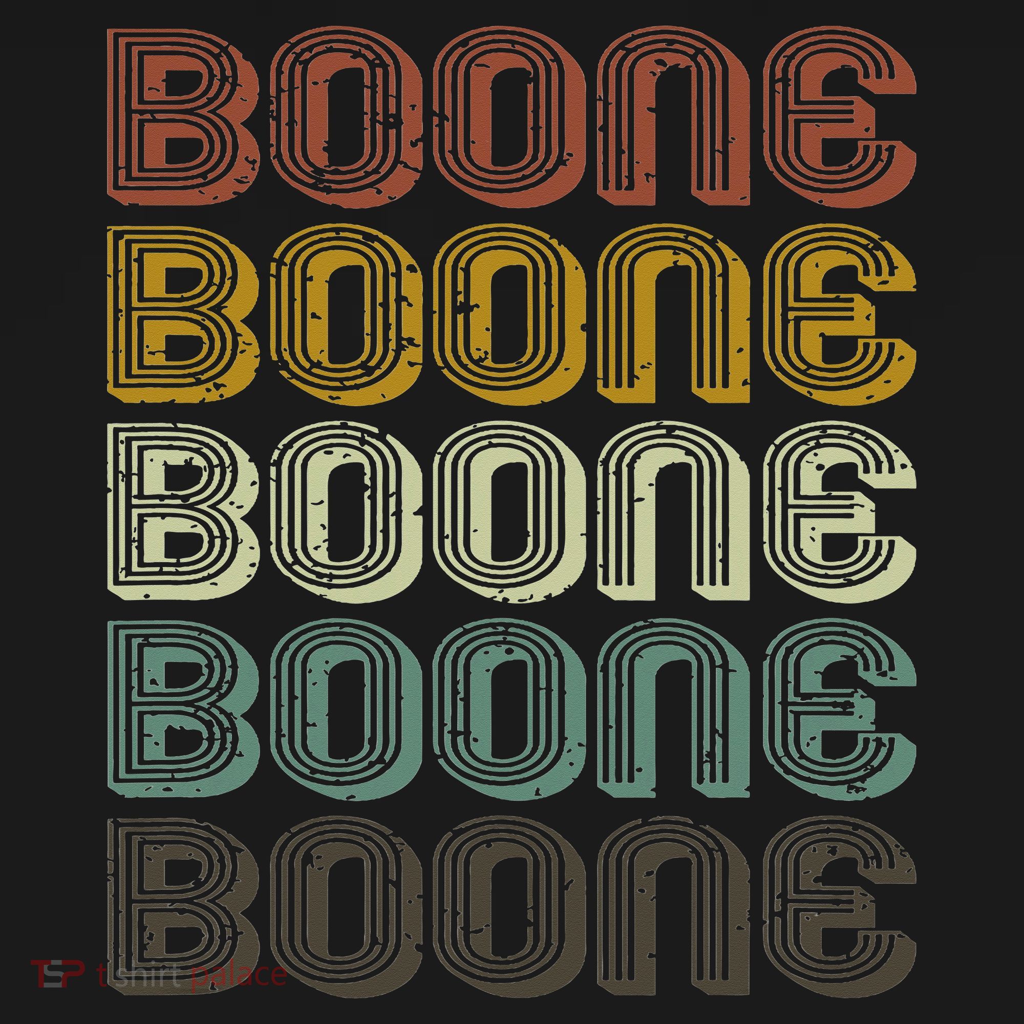 Retro Boone First Name Personalized Boone  Tank Top