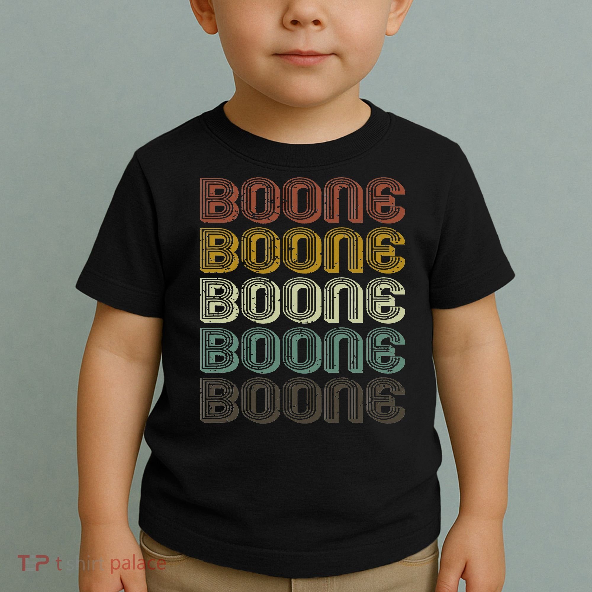 Retro Boone First Name Personalized Boone  Toddler T-Shirt