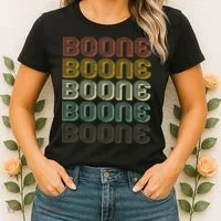 Retro Boone First Name Personalized Boone  Women's T-Shirt thumb 2