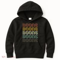 Retro Boone First Name Personalized Boone  Kids Hoodie thumb 0