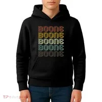 Retro Boone First Name Personalized Boone  Kids Hoodie thumb 4