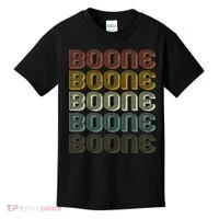 Retro Boone First Name Personalized Boone  Kids T-Shirt thumb 0