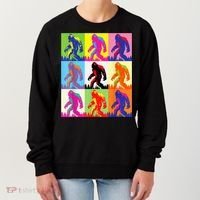 Retro Bigfoot , Funny Pop Art Bigfoot Women's Sweatshirt thumb 0