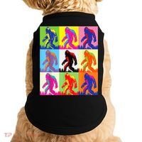 Retro Bigfoot , Funny Pop Art Bigfoot Doggie Tank thumb 0