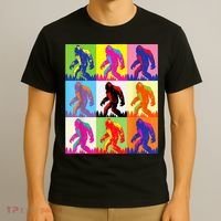 Retro Bigfoot , Funny Pop Art Bigfoot T-Shirt thumb 3