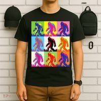 Retro Bigfoot , Funny Pop Art Bigfoot T-Shirt thumb 6
