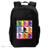Retro Bigfoot , Funny Pop Art Bigfoot Backpack thumb 0