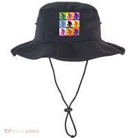 Retro Bigfoot , Funny Pop Art Bigfoot Bucket Hat thumb 0
