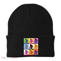 Retro Bigfoot , Funny Pop Art Bigfoot Beanie thumb 0