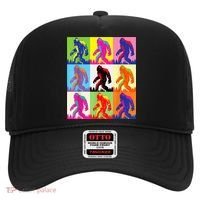 Retro Bigfoot , Funny Pop Art Bigfoot Hat thumb 0
