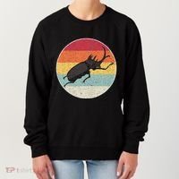 Rhinoceros Beetle Fighting Beetle Kabutomushi Women's Sweatshirt thumb 0
